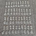 40 pegels diamant druppels pijlen onderdelen kroonluchter, Ophalen of Verzenden, Zo goed als nieuw, Glas