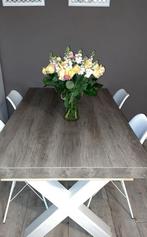 Eettafel /eethoek met gratis 4 kuipstoelen ! 100euro!, Ophalen of Verzenden, Zo goed als nieuw, Rechthoekig, 50 tot 100 cm