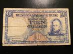 10 gulden biljet Staatsmijnen 1945 Koning Willem 1, Ophalen of Verzenden, 10 gulden, Los biljet
