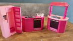 Vintage Barbie Keuken met Accessoires, Ophalen of Verzenden, Gebruikt, Jongen of Meisje