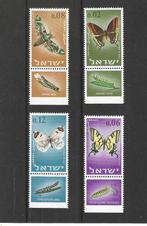 Israel 352-355  insect vlinders serie 1965 postfris, Verzenden, Postfris, Dier of Natuur
