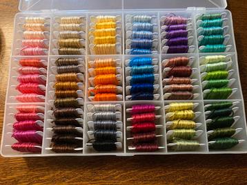 DMC dmc Borduurgaren doos bobbins kado sint kerst beschikbaar voor biedingen
