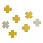 Muurstickers Wandstickers Kruis Okergeel Bibelotte, Nieuw, Ophalen of Verzenden, Wanddecoratie, Info@bibelotte.nl