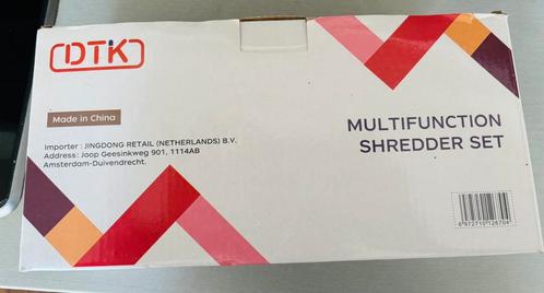 Multifunctional shredder set, Huis en Inrichting, Keuken | Keukenbenodigdheden, Zo goed als nieuw, Ophalen