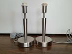 Twee nieuwe RVS multifunctionele lampenvoeten van Eglo, Ophalen of Verzenden, Nieuw, Metaal, Minder dan 50 cm