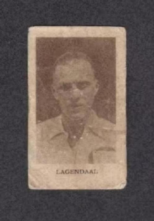 Voetbalplaatje Lagendaal Rotterdam Xerxes 1931 (121)., Verzamelen, Overige Verzamelen, Ophalen of Verzenden
