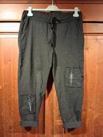 Zwarte stretch broek met ritsjes One Size Moonshine, Zwart, Ophalen of Verzenden, Zo goed als nieuw, Moonshine