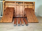 Houten Uitschuifbare Eettafel Ikea Stornas 293x105x74, Huis en Inrichting, Tafels | Eettafels, Ophalen, Gebruikt, 100 tot 150 cm