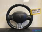 PEUGEOT 208 1 Stuurwiel leer stuur met airbag 2012-2019, Gebruikt, Ophalen of Verzenden, Peugeot