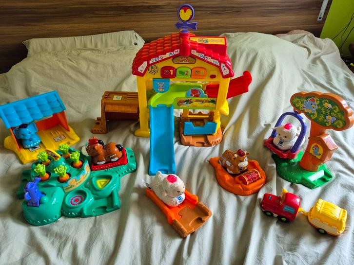 zoef zoef dieren boerderij plus veel dieren, Kinderen en Baby's, Speelgoed | Vtech, Gebruikt, 2 tot 4 jaar, Ophalen