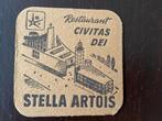 Stella Artois bierviltjes jaren 50 en later, Ophalen of Verzenden, Gebruikt, Viltje(s), Stella Artois