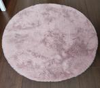 Fluffy vloerkleed roze, 50 tot 100 cm, Overige kleuren, Rond, Zo goed als nieuw