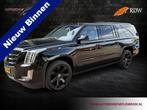 Cadillac Escalade 6.2 V8 Premium 450PK ESV Platinum 7p 5xTV, Auto's, Zwart, Bedrijf, Vierwielaandrijving, SUV of Terreinwagen