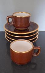 Delaunay espresso kop en schotel (4x), Huis en Inrichting, Keuken | Servies, Ophalen of Verzenden, Zo goed als nieuw, Overige stijlen