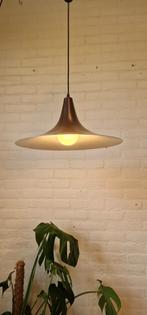 Vintage hanglamp - jaren '70 - Heksenhoed - 5 aanwezig, Gebruikt, Ophalen of Verzenden, Onbekend, Onbekend