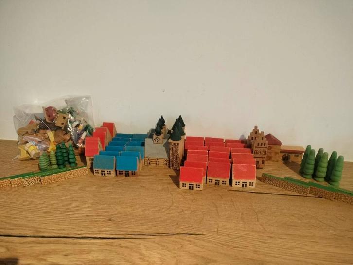 Vintage Duitse huisjes, mein kleine dorf, Diversen, Kerst, Gebruikt, Ophalen of Verzenden