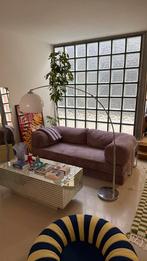 Vintage design booglamp wit chrome rvs retro space age vloer, Ophalen, Overige materialen, Gebruikt, Space age