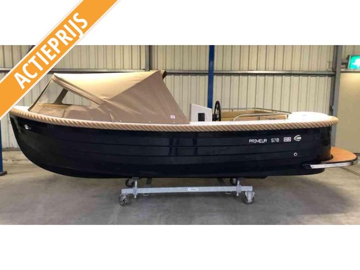 Primeur 570 Bun Honda 20pk, Watersport en Boten, Sloepen, Nieuw, 10 tot 30 pk, 3 tot 6 meter, Buitenboordmotor, Benzine, Polyester