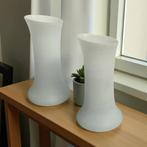 Vintage SCE Hurricane Tafellampen - Set of Twee, Gebruikt, SCE France, Huysmans, Glas