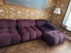 B&B Italia ‘Camaleonda’ sofa paarse tinten 3 zits + Ottoman, Huis en Inrichting, Ophalen, Zo goed als nieuw, Stof