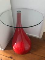 Nuvigro design bijzettafel hoogglans rood, Minder dan 55 cm, Rond, Ophalen, 45 tot 60 cm