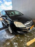 Opel Zafira 1.6 16V 85KW 2009 Zwart 7p net nieuw apk, Voorwielaandrijving, 74 €/maand, 4 cilinders, 7 stoelen