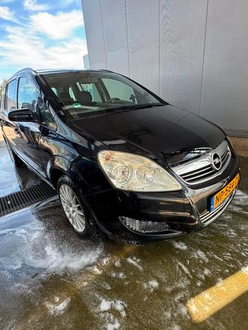 Opel Zafira 1.6 16V 85KW 2009 Zwart 7p net nieuw apk beschikbaar voor biedingen