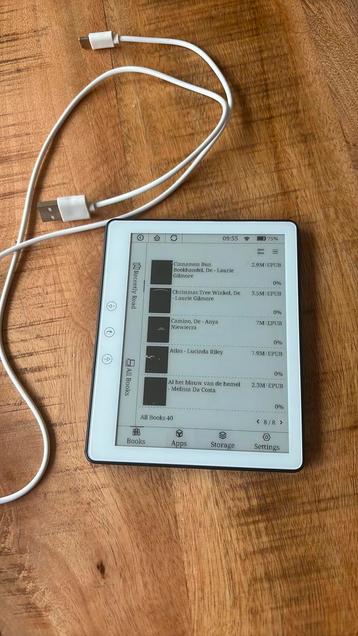 Jemani e reader 6 inch 32GB MET VEEL BOEKEN! beschikbaar voor biedingen