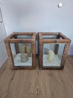 Riviera Maison Windlichten 2 stuks, Huis en Inrichting, Woonaccessoires | Kandelaars en Kaarsen, Ophalen, Overige materialen, Zo goed als nieuw