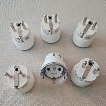6 Fibaro Wall Plug Z-Wave slimme stekkers – 2500W beschikbaar voor biedingen