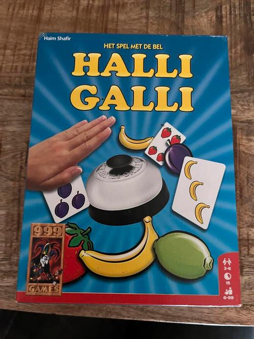 Halli Galli Bordspel, Hobby en Vrije tijd, Gezelschapsspellen | Bordspellen, Zo goed als nieuw, Drie of vier spelers, Reisspel