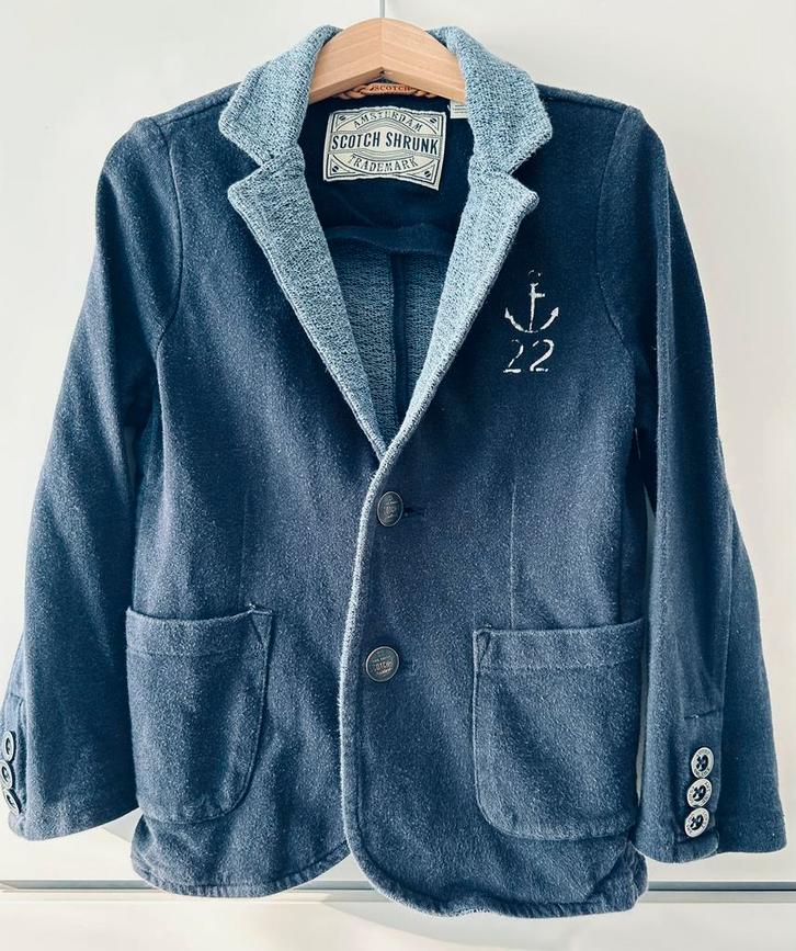 Scotch Shrunk Vest Maat 116 | 6 Jaar Donkerblauw Als nieuw, Kinderen en Baby's, Kinderkleding | Maat 116, Zo goed als nieuw, Jongen of Meisje