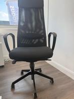 Comfortabele grijze bureaustoel met wieltjes, Ophalen, Gebruikt, Grijs, Bureaustoel