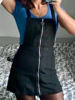 H&M Divided Salopette Jurk Suede - Maat 36, Zwart, Ophalen of Verzenden, Zo goed als nieuw, Maat 36 (S)