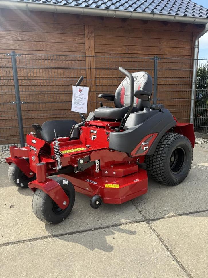 Ferris is500 rondom geveerd 122cm, Tuin en Terras, Zitmaaiers, Zo goed als nieuw, 120 cm of meer, Elektrische starter, Mulchfunctie
