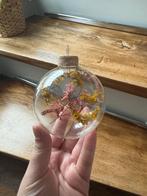 Kerstbal droogbloemen glas, Ophalen of Verzenden, Zo goed als nieuw