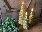 NIEUW set van 3 Countryfield kerstbomen led kaarsen, Ophalen of Verzenden, Nieuw