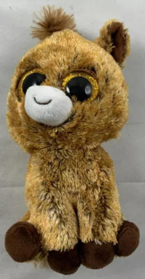 Ty Beanie Boos Boo Harriet paard knuffel glitterogen 15 cm, Kinderen en Baby's, Speelgoed | Knuffels en Pluche, Zo goed als nieuw