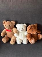 Drie schattige pluche beertjes, Kinderen en Baby's, Ophalen of Verzenden, Zo goed als nieuw, Beer