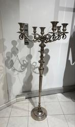 Kandelaar zilverkleurig, Antiek en Kunst, Antiek | Kandelaars, Ophalen, Zilver