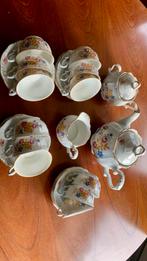 Gebloemd Design Bareuther Bavaria 28 delig Servies jaren 40, Ophalen of Verzenden