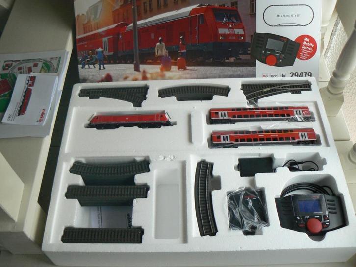 Marklin startset 29479 en ICE-3 Piko 57306 (dig.wiss.str)., Hobby en Vrije tijd, Modeltreinen | H0, Zo goed als nieuw, Treinset