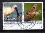 gestempelde zegel. Persoonlijke: paartje vogels, Ophalen of Verzenden, Na 1940, Gestempeld