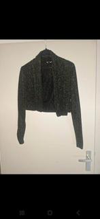 Glitter bolero, Maat 38/40 (M), Zwart, Ophalen of Verzenden, Zo goed als nieuw