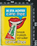 Sticker: Care Free - Smaak in plaats van suiker (3), Verzamelen, Stickers, Overige typen, Ophalen of Verzenden, Zo goed als nieuw