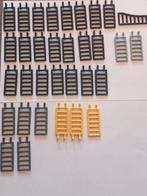 Lego hek 7 x 3 met dubbele klemmen, Ophalen of Verzenden, Zo goed als nieuw, Losse stenen, Lego