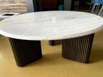 Richmond salontafel Mayfield diameter 90 cm, Japandi stijl, Ophalen, Rond, 50 tot 100 cm, Zo goed als nieuw