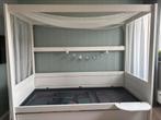 Lifetime hemelbed met sluier 90x200 wit, Kinderen en Baby's, Kinderkamer | Bedden, Ophalen, Gebruikt, 180 cm of meer, 85 tot 100 cm