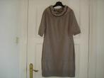 Julia Garnett jurk It 42= NL mt 36-38 wol cashmere Italy, Ophalen, Zo goed als nieuw, Maat 36 (S), Beige