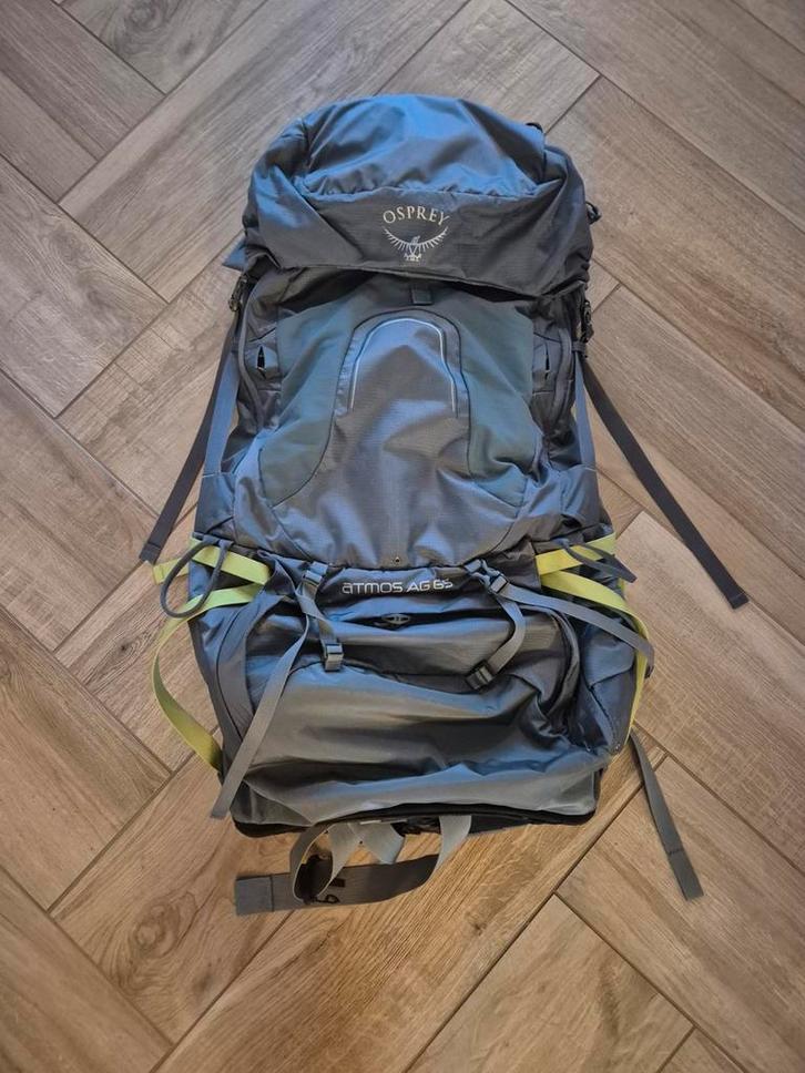 Osprey Atmos AG 65 Backpack Anti-Gravity + Flightbag, Sieraden, Tassen en Uiterlijk, Tassen | Reistassen en Weekendtassen, Zo goed als nieuw